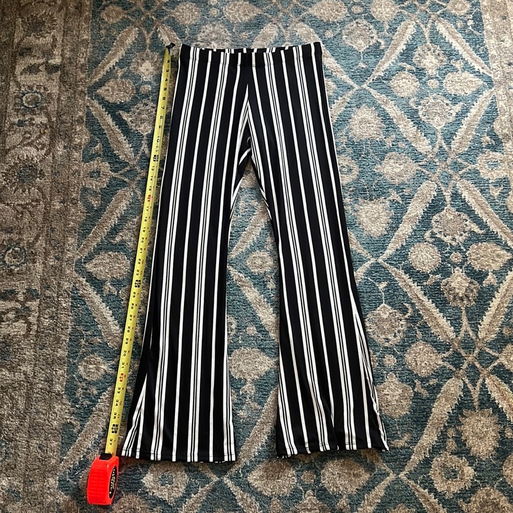 Striped Flare Pants